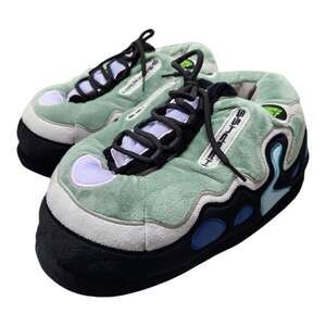 Happy99 Happy Trail Plush Slippers Green